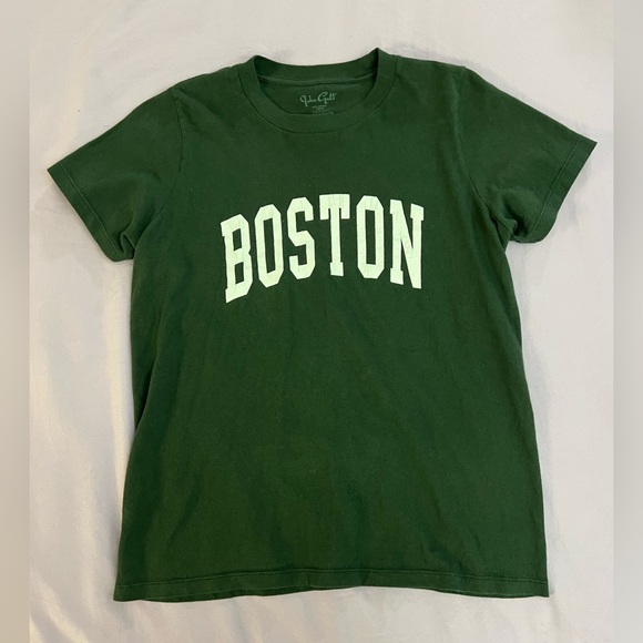 Brandy Melville Tops - Brandy Melville Dark Green Boston Tee